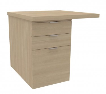 CAISSON HAUTEUR BUREAU L80CM